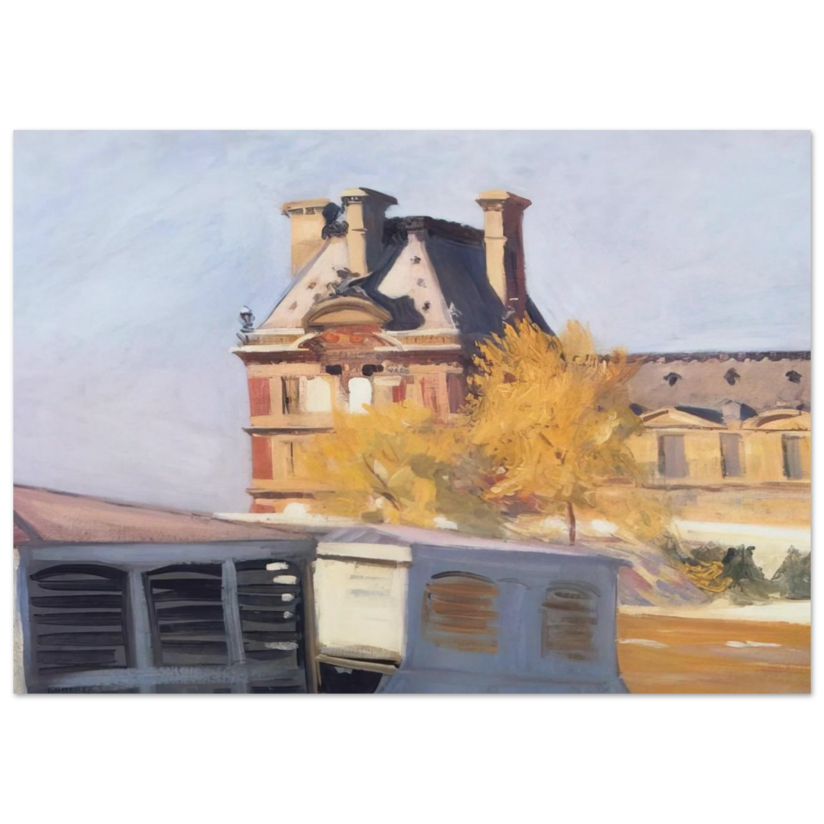 Le Pavillon de Flore Poster | Edward Hopper Poster | Edward Hopper Print
