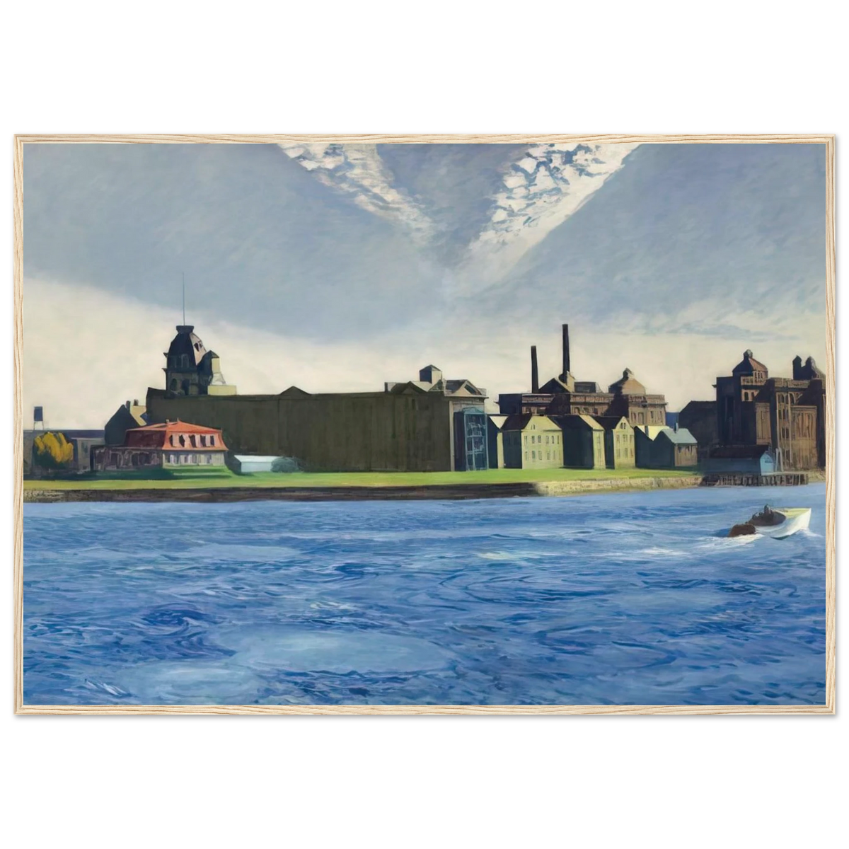 Blackwell s Island Framed Poster | Edward Hopper Framed Prints Wall Art | Edward Hopper Print