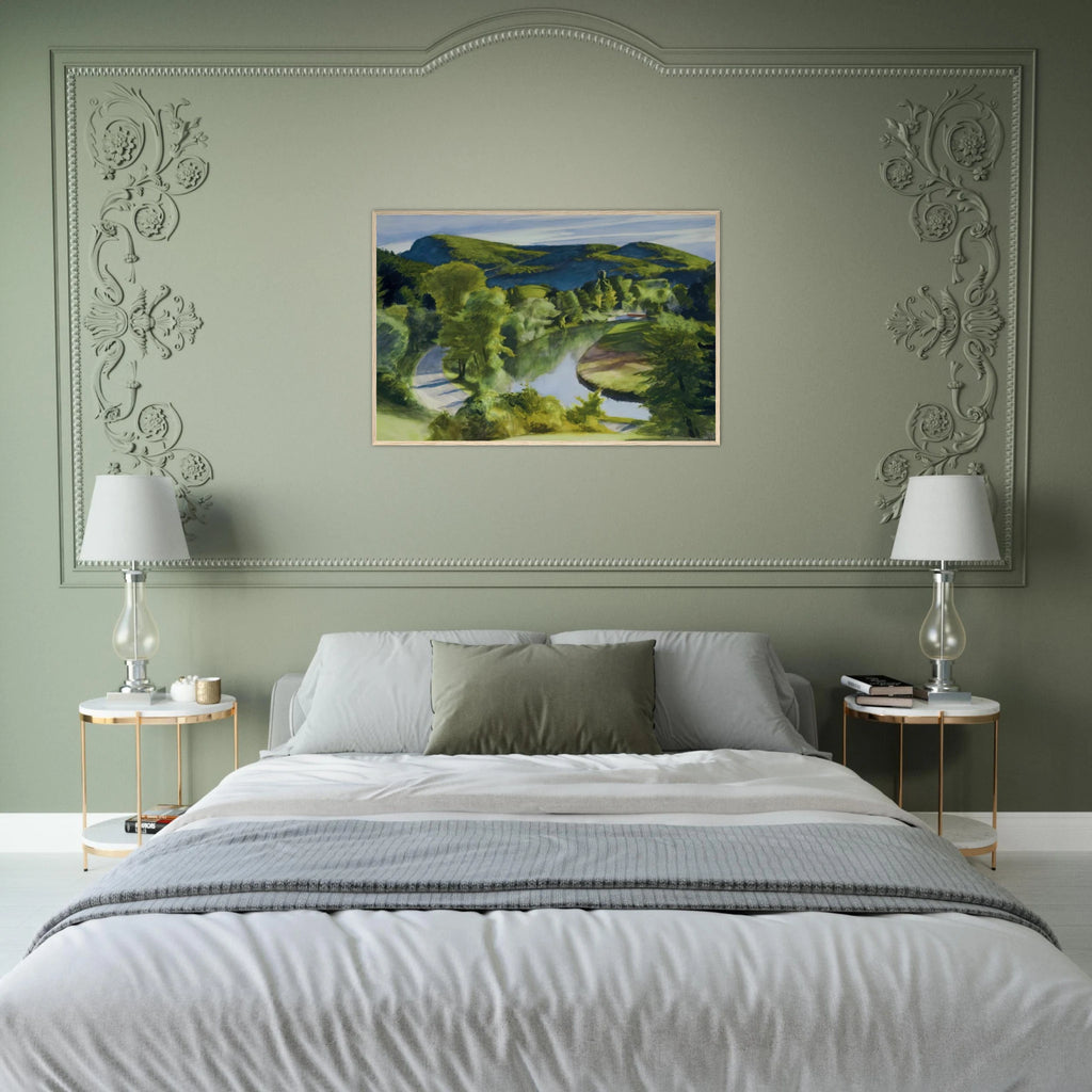 First Branch of the White River, Vermont Framed Poster | Edward Hopper Framed Prints Wall Art | Edward Hopper Print