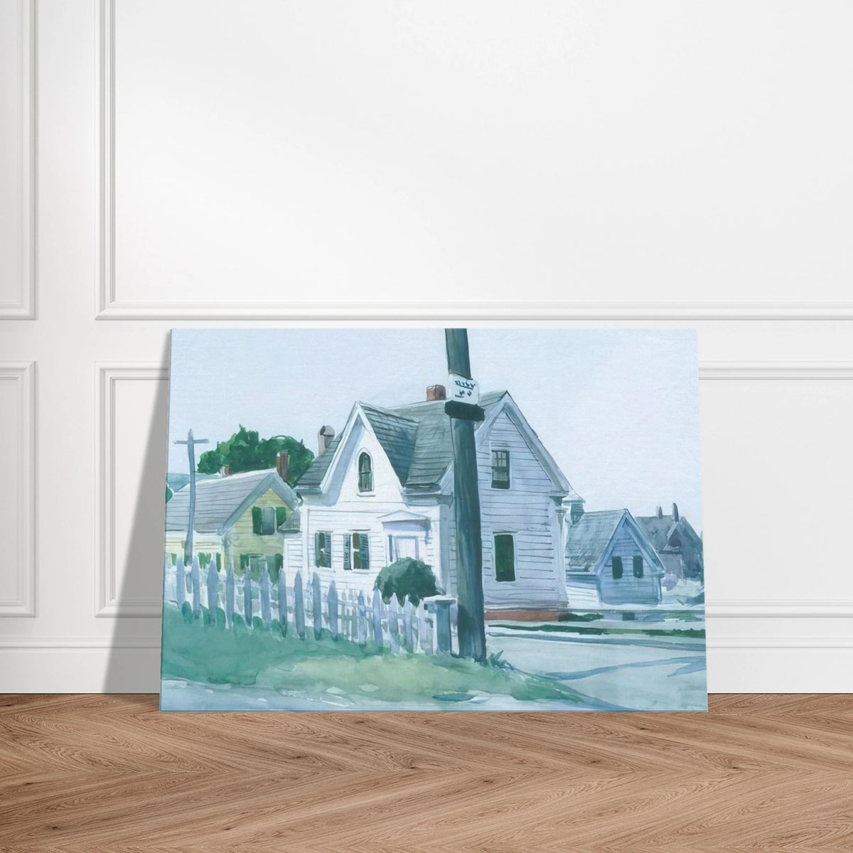 White House with Dormer Window Canvas | Edward Hopper Canvas | Edward Hopper Print
