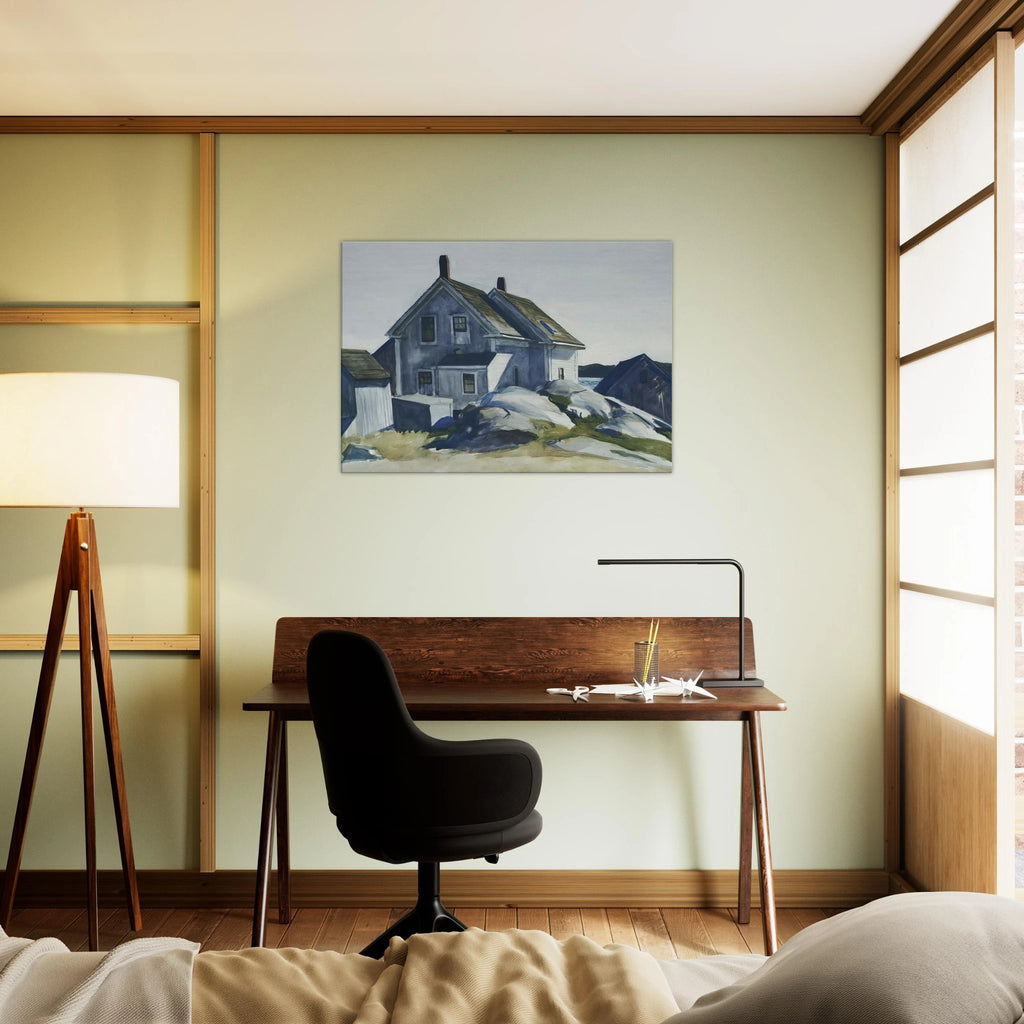 House at the Fort, Gloucester Canvas | Edward Hopper Canvas | Edward Hopper Print