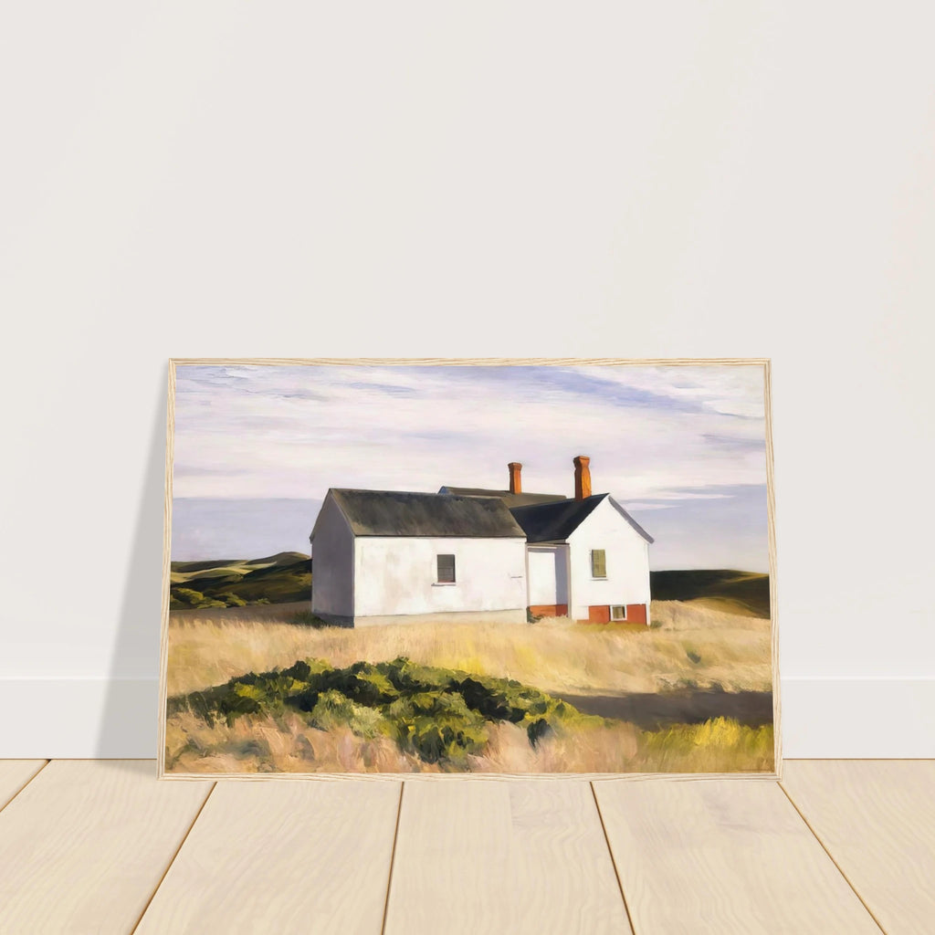 Ryders House Framed Poster | Edward Hopper Framed Prints Wall Art | Edward Hopper Print