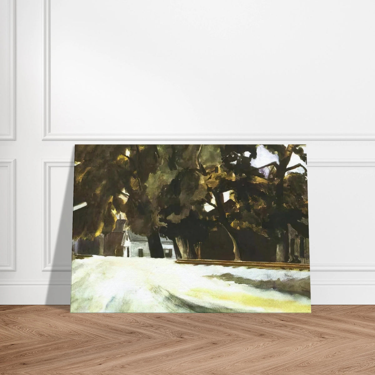 Railroad Crossing Canvas | Edward Hopper Canvas | Edward Hopper Print