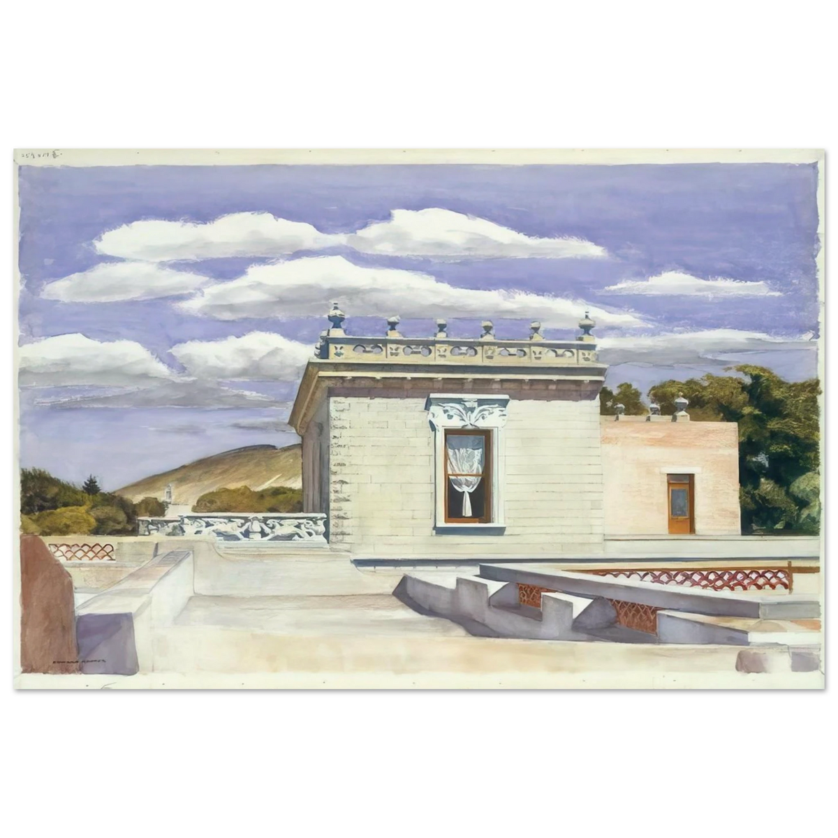 Saltillo Mansion Poster | Edward Hopper Poster | Edward Hopper Print