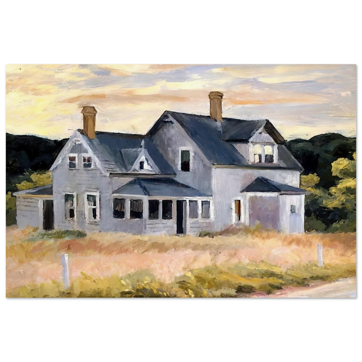 House by a Road Poster | Edward Hopper Poster | Edward Hopper Print