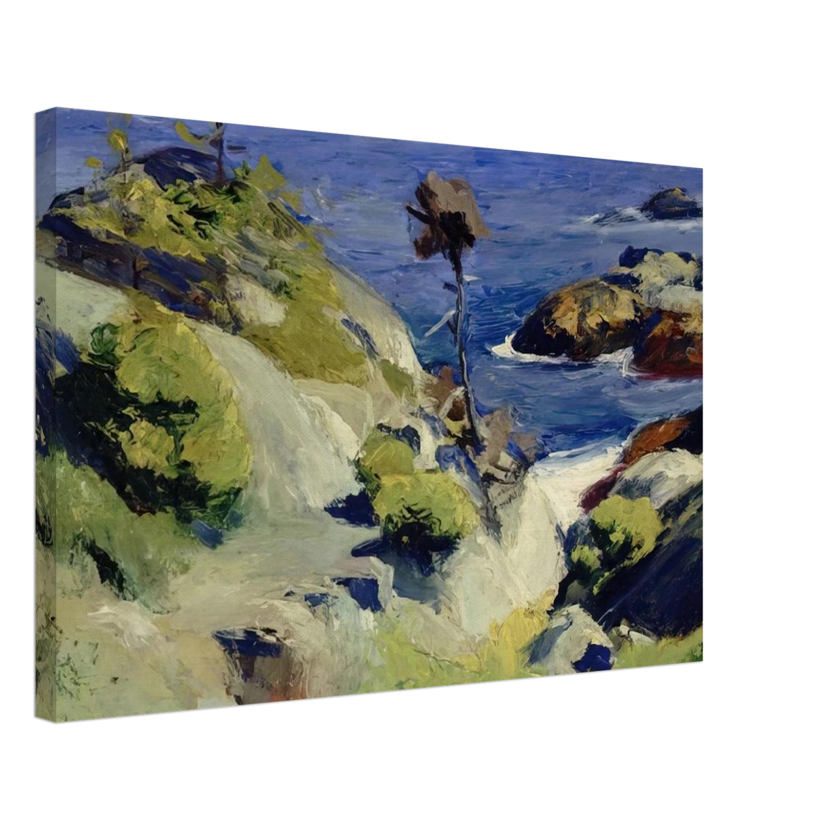Monhegan Landscape Canvas | Edward Hopper Canvas | Edward Hopper Print