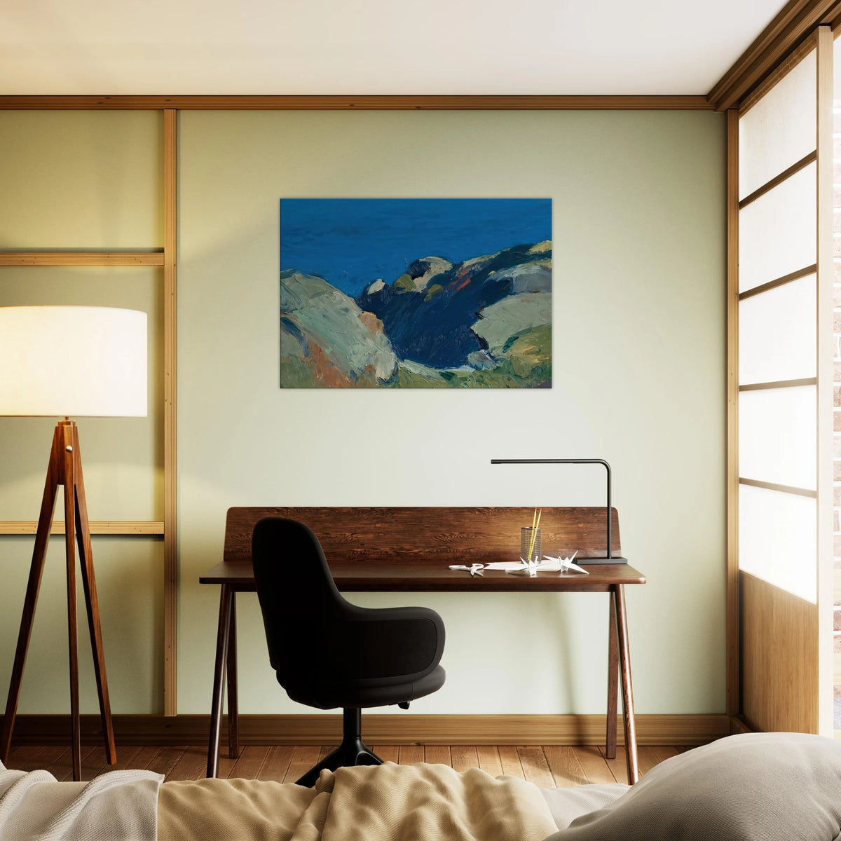 Rocks and Sea Canvas | Edward Hopper Canvas | Edward Hopper Print