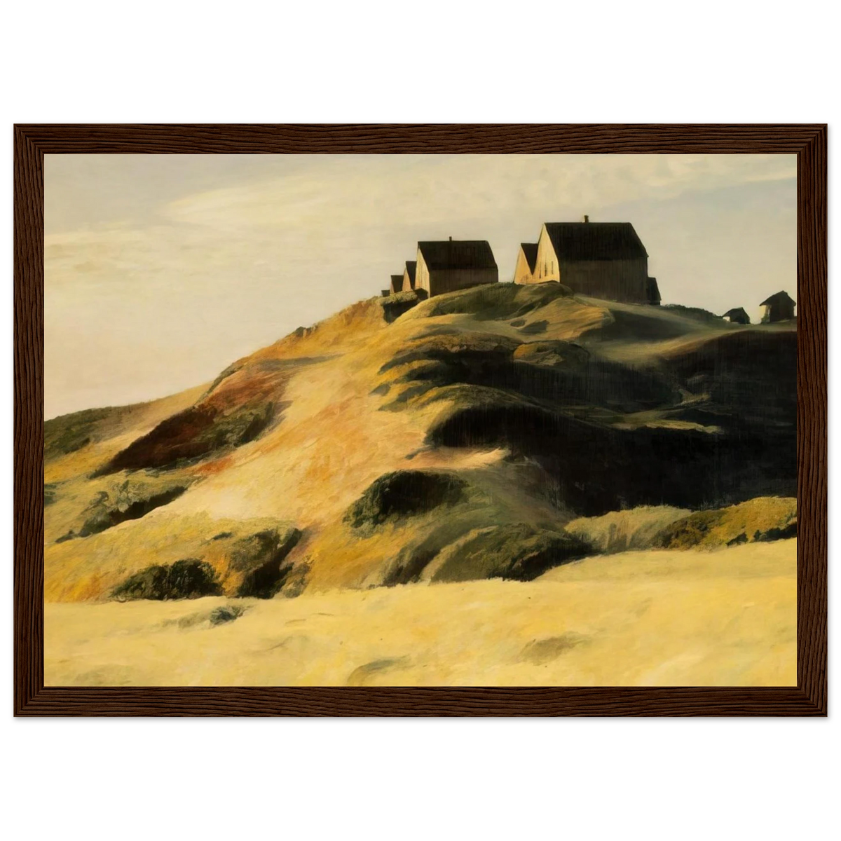 Corn Hill Framed Poster | Edward Hopper Framed Prints Wall Art | Edward Hopper Print