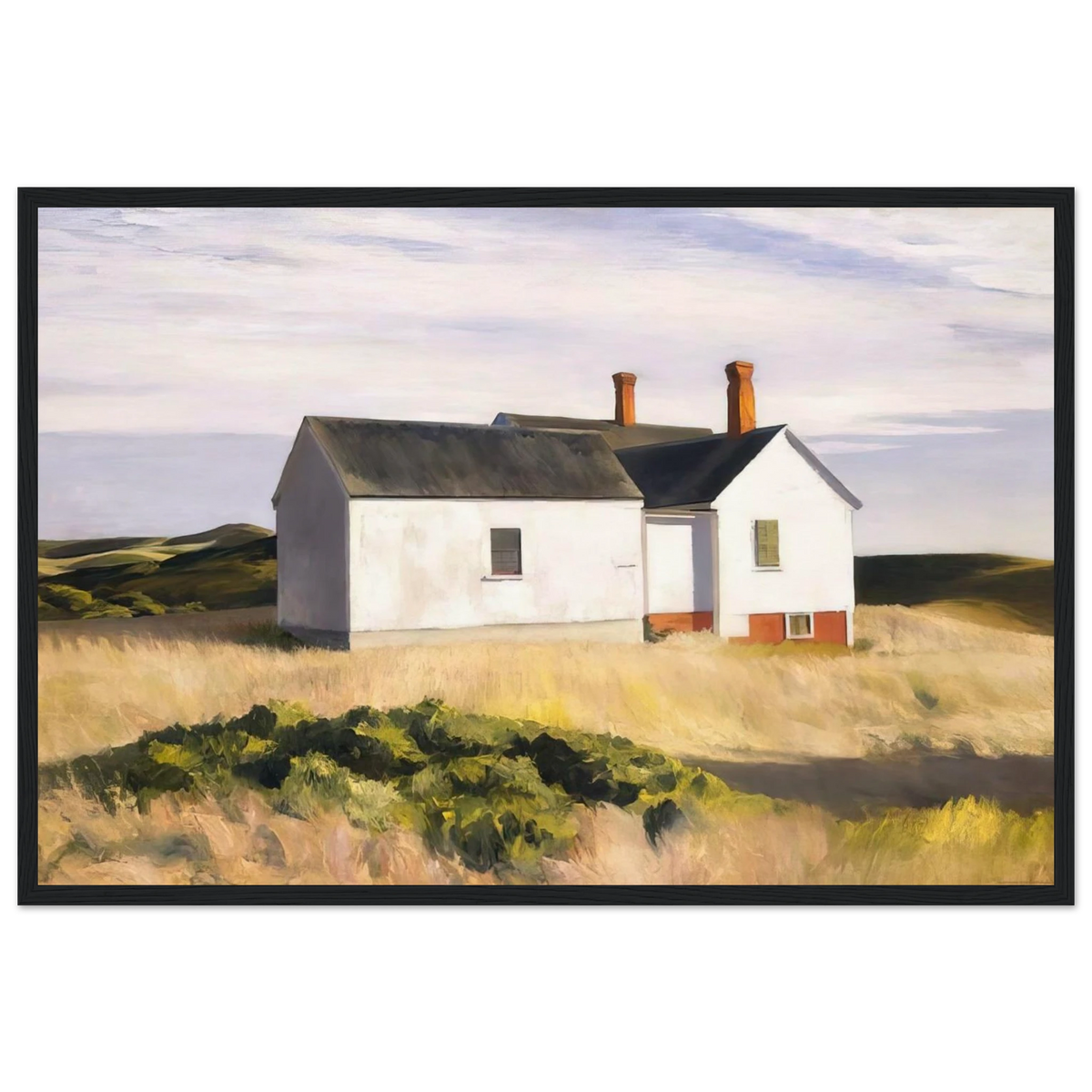 Ryders House Framed Poster | Edward Hopper Framed Prints Wall Art | Edward Hopper Print