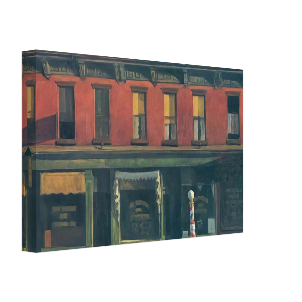Early Sunday Morning Canvas | Edward Hopper Canvas | Edward Hopper Print