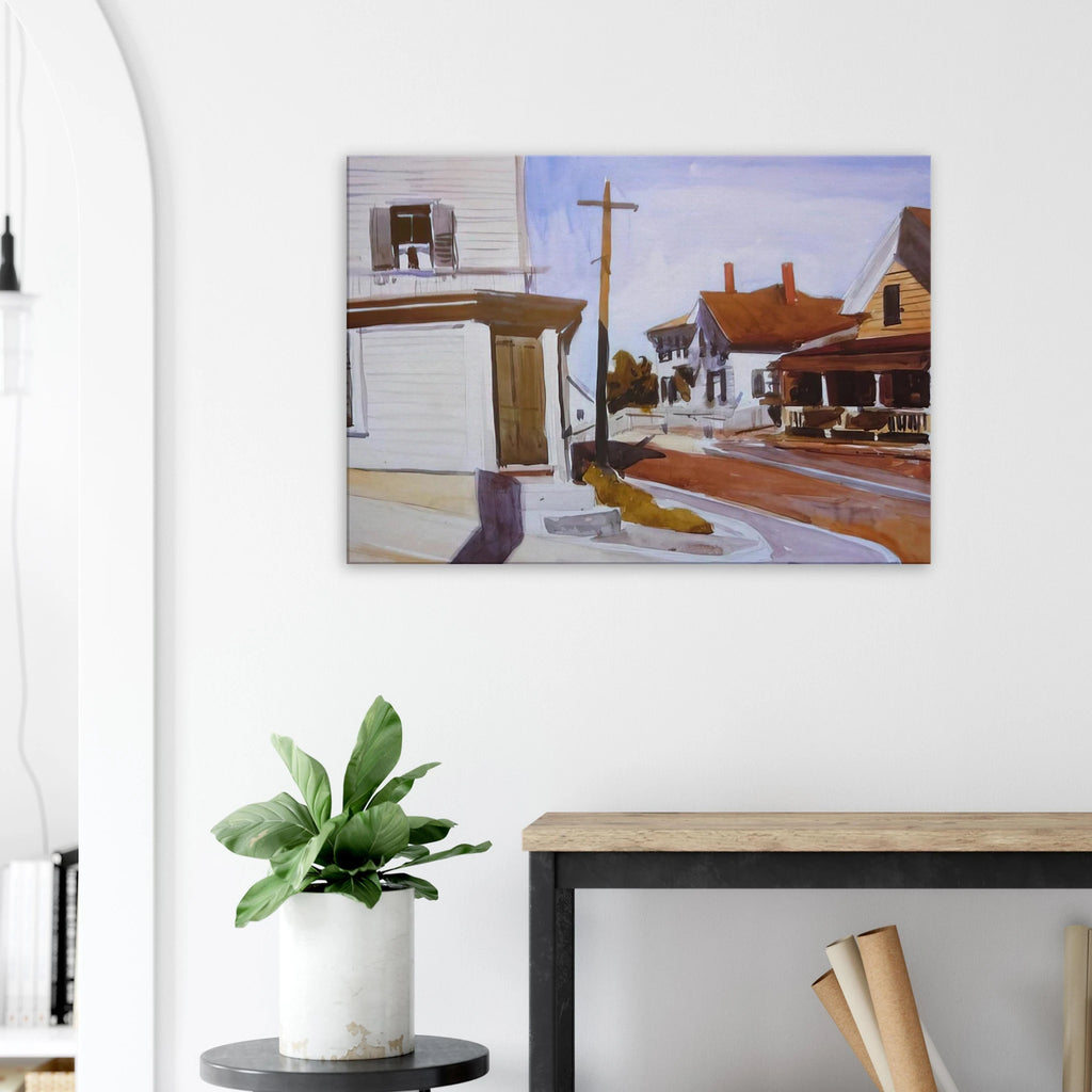 Street Corner Canvas | Edward Hopper Canvas | Edward Hopper Print