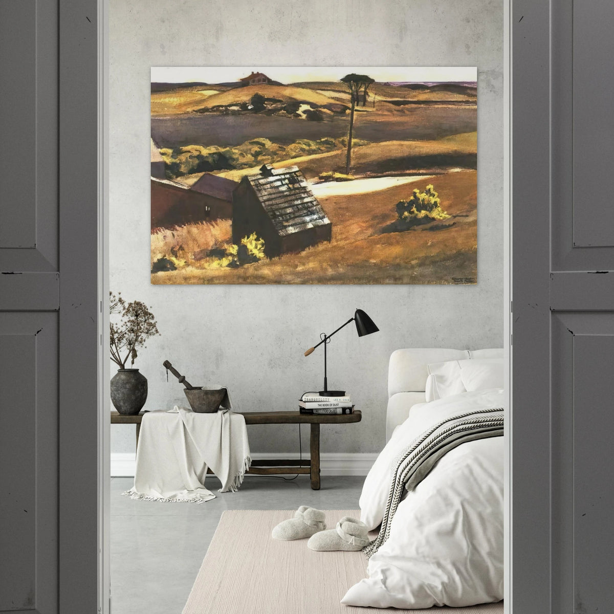 Burly Cobb Hen Coop and Barn Poster | Edward Hopper Poster | Edward Hopper Print