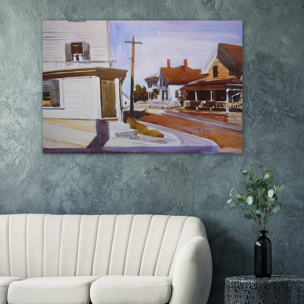 Street Corner Poster | Edward Hopper Poster | Edward Hopper Print