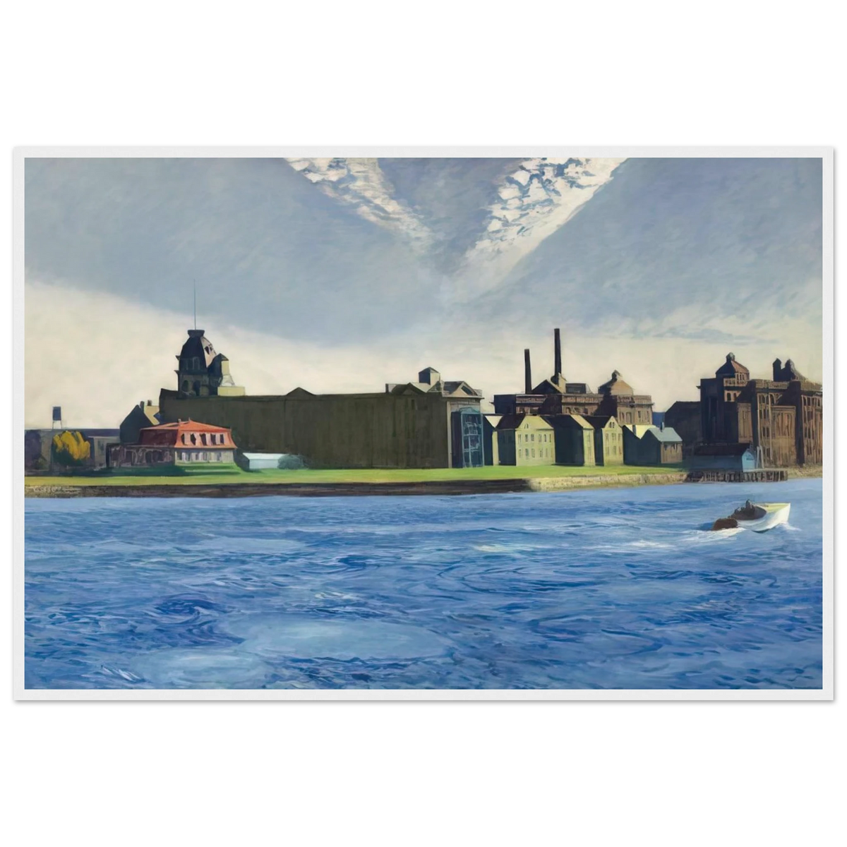 Blackwell s Island Framed Poster | Edward Hopper Framed Prints Wall Art | Edward Hopper Print