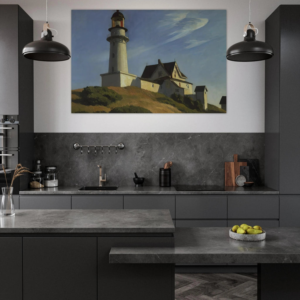 Lighthouse at Two Lights Poster | Edward Hopper Poster | Edward Hopper Print