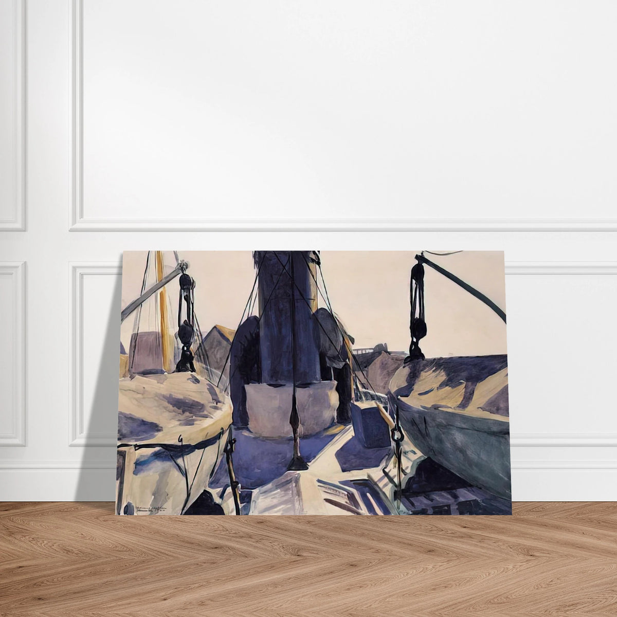 Funnel of Trawler Poster | Edward Hopper Poster | Edward Hopper Print