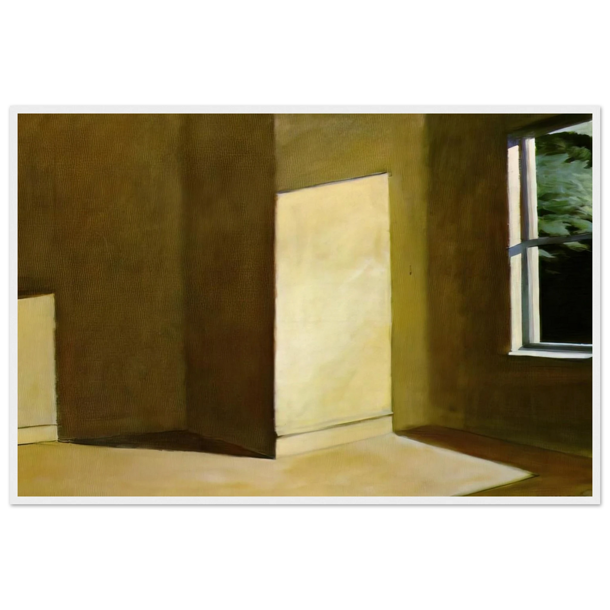 Sun in an Empty Room Framed Poster | Edward Hopper Framed Prints Wall Art | Edward Hopper Print