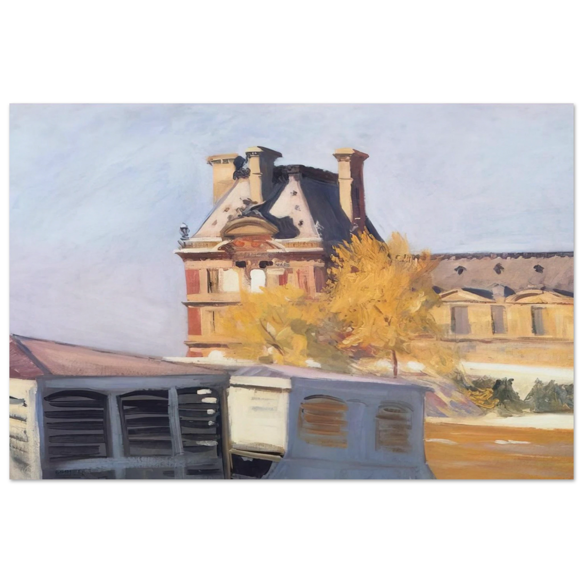 Le Pavillon de Flore Poster | Edward Hopper Poster | Edward Hopper Print
