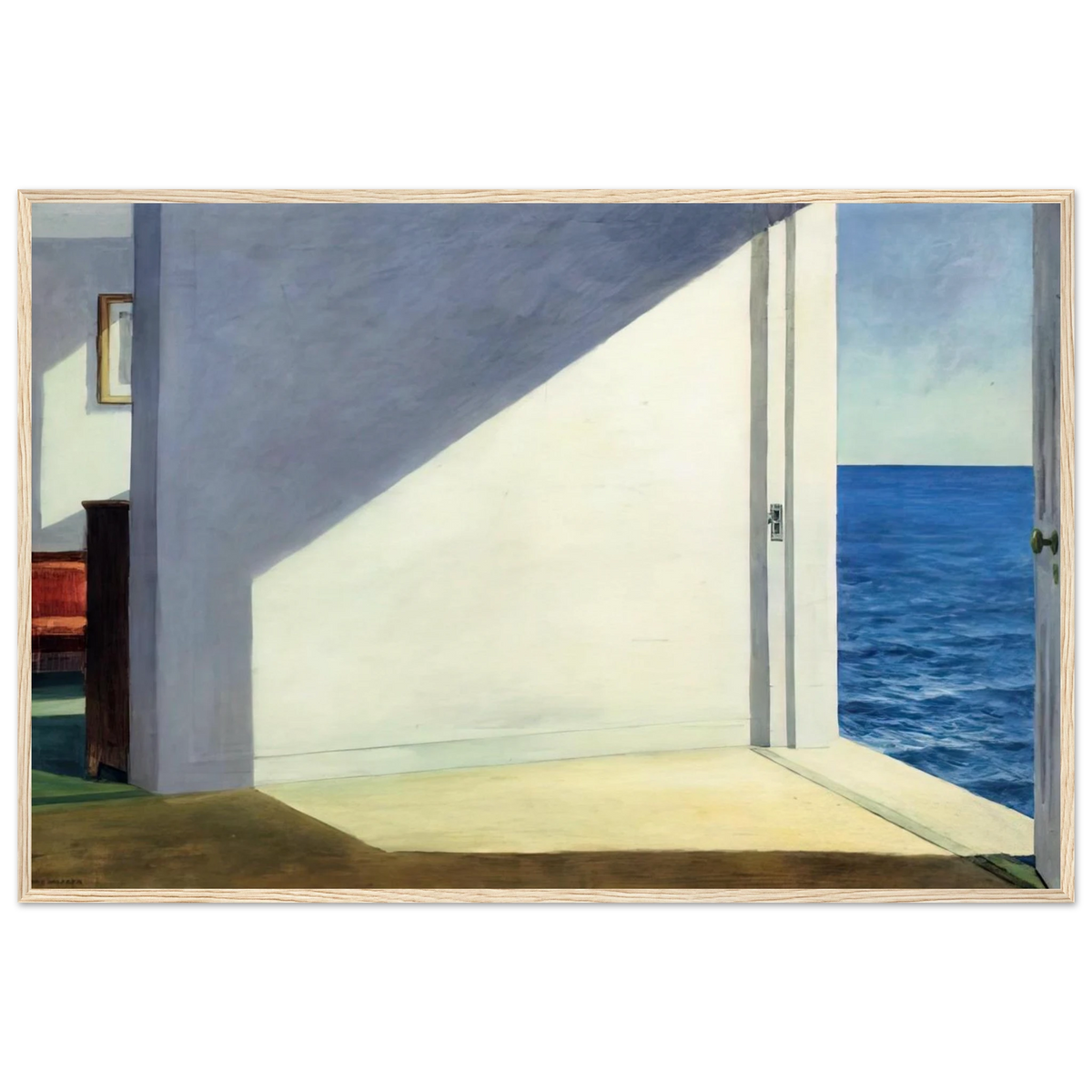 Rooms By The Sea Framed Poster | Edward Hopper Framed Prints Wall Art | Edward Hopper Print