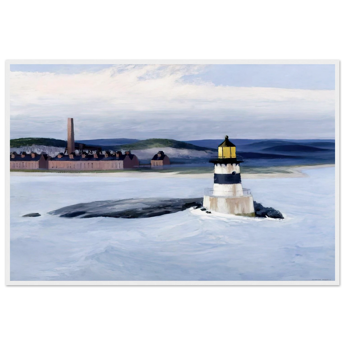 Five A.M. Framed Poster | Edward Hopper Framed Prints Wall Art | Edward Hopper Print