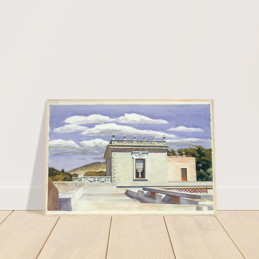 Saltillo Mansion Framed Poster | Edward Hopper Framed Prints Wall Art | Edward Hopper Print