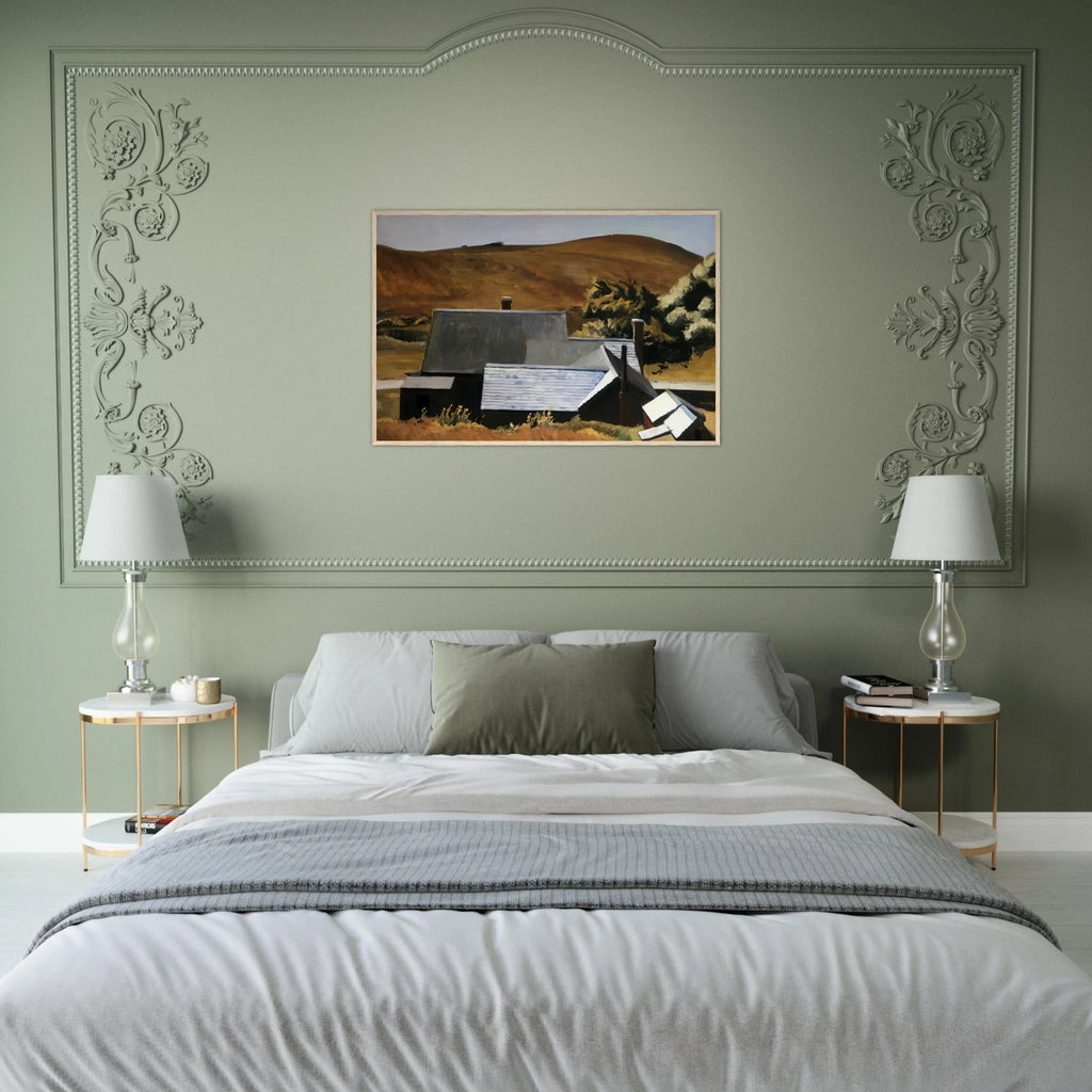 Burly Cobb s House, South Truro Framed Poster | Edward Hopper Framed Prints Wall Art | Edward Hopper Print