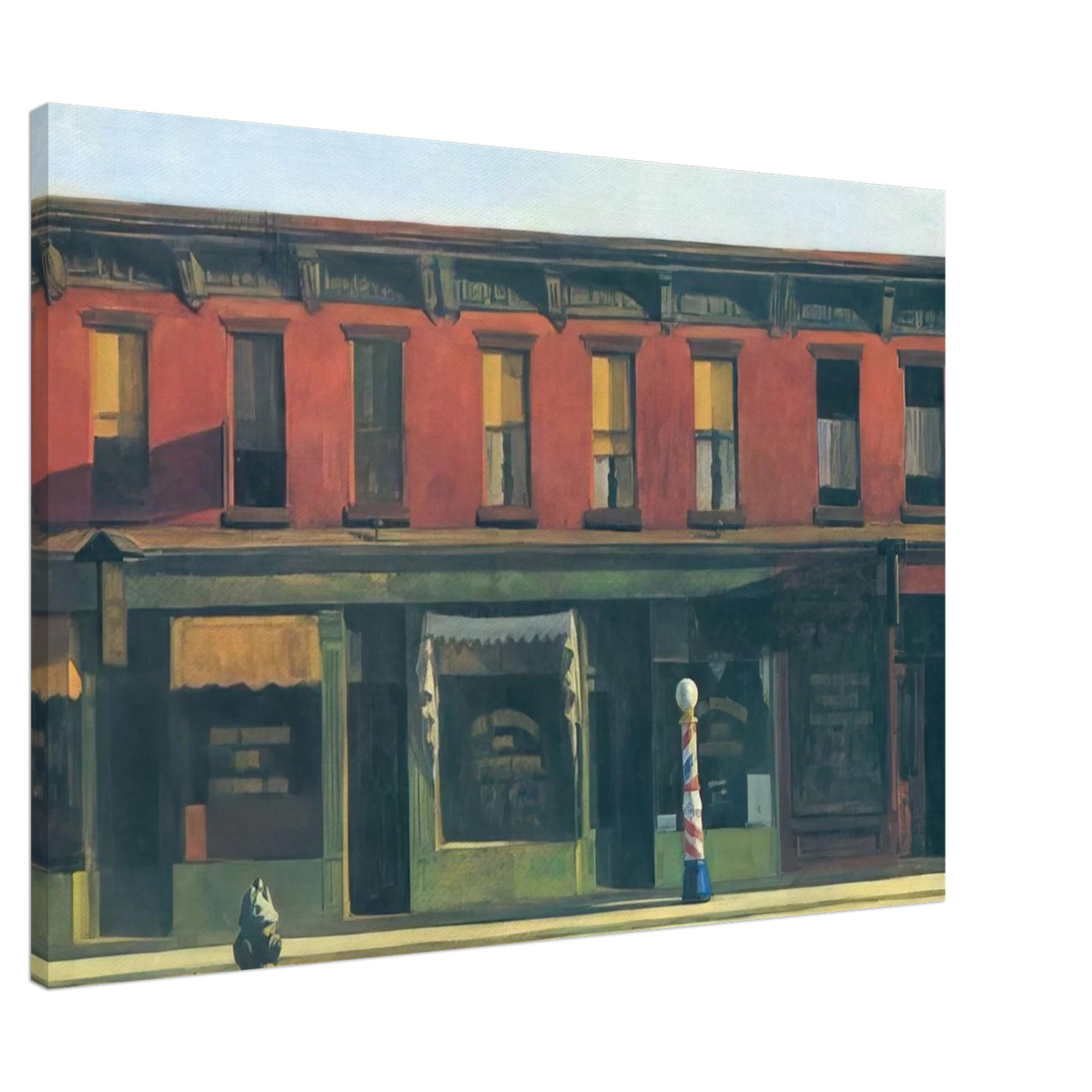 Early Sunday Morning Canvas | Edward Hopper Canvas | Edward Hopper Print