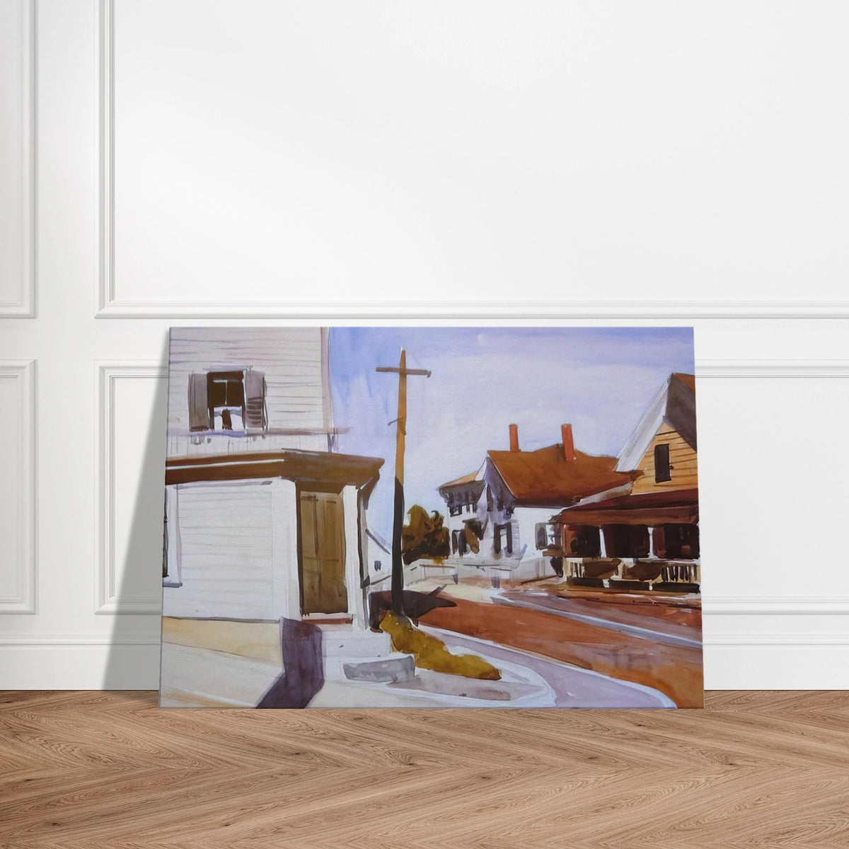 Street Corner Canvas | Edward Hopper Canvas | Edward Hopper Print