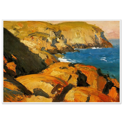Blackhead, Monhegan Framed Poster | Edward Hopper Framed Prints Wall Art | Edward Hopper Print
