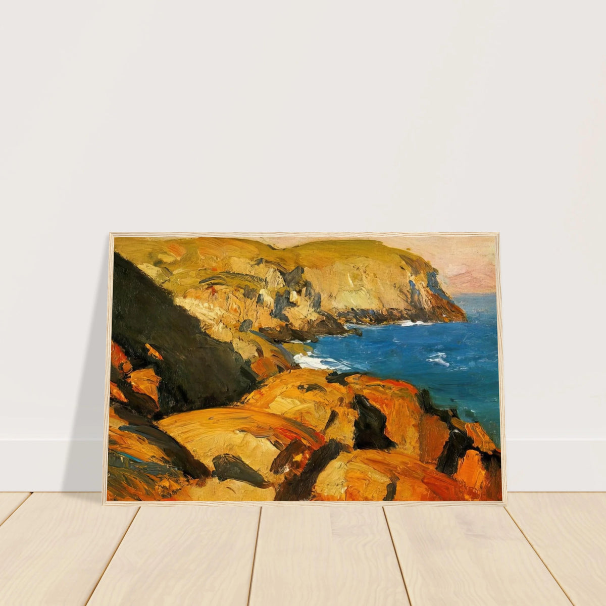 Blackhead, Monhegan Framed Poster | Edward Hopper Framed Prints Wall Art | Edward Hopper Print