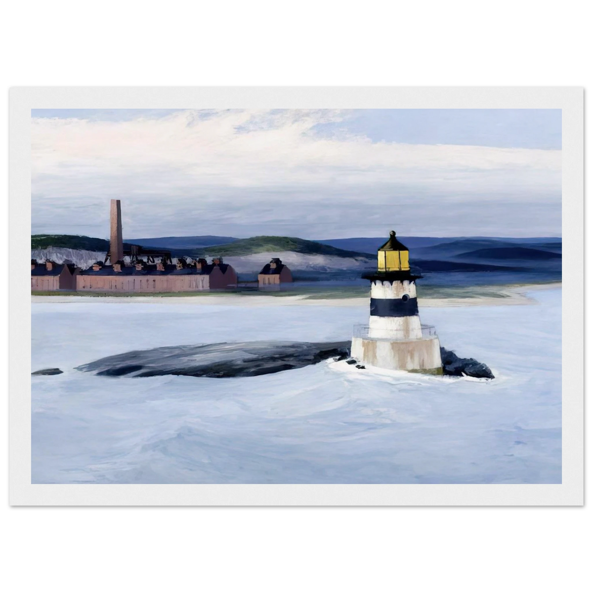 Five A.M. Framed Poster | Edward Hopper Framed Prints Wall Art | Edward Hopper Print