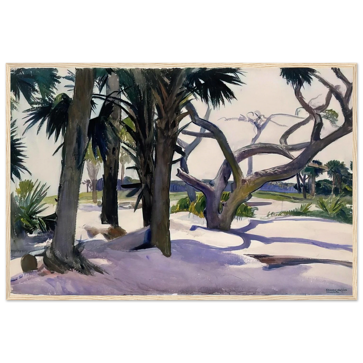 Folly Beach, Charleston, South Carolina Framed Poster | Edward Hopper Framed Prints Wall Art | Edward Hopper Print