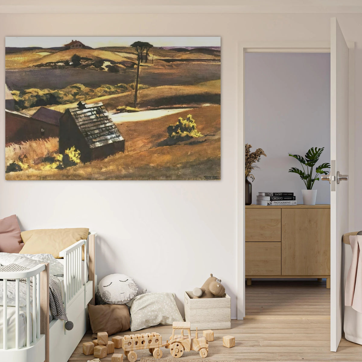 Burly Cobb Hen Coop and Barn Poster | Edward Hopper Poster | Edward Hopper Print