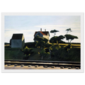 New York, New Haven and Hartford Framed Poster | Edward Hopper Framed Prints Wall Art | Edward Hopper Print