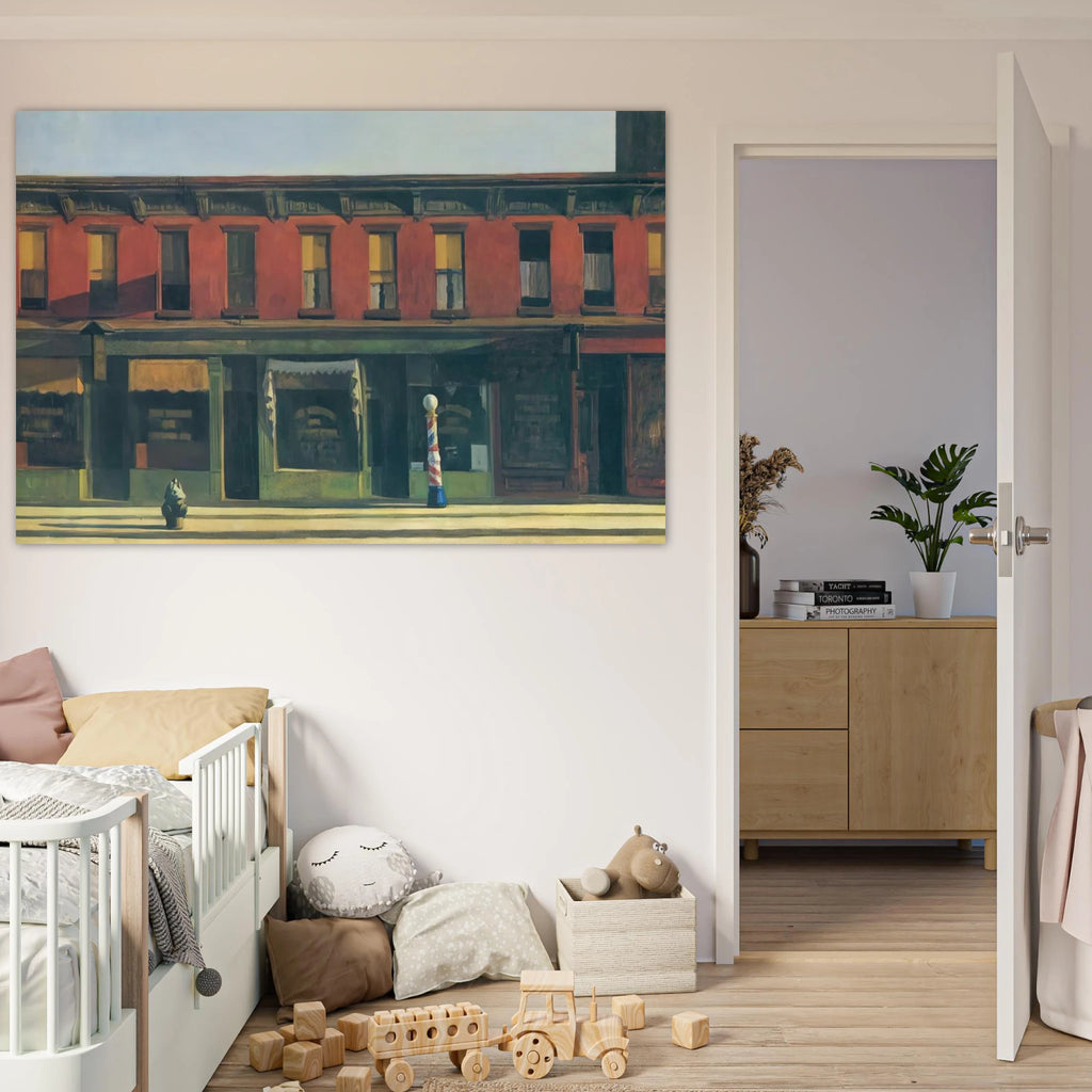 Early Sunday Morning Poster | Edward Hopper Poster | Edward Hopper Print