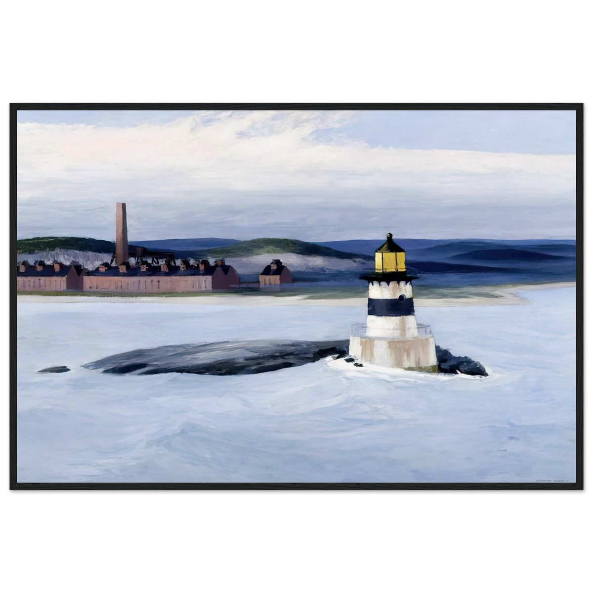Five A.M. Framed Poster | Edward Hopper Framed Prints Wall Art | Edward Hopper Print