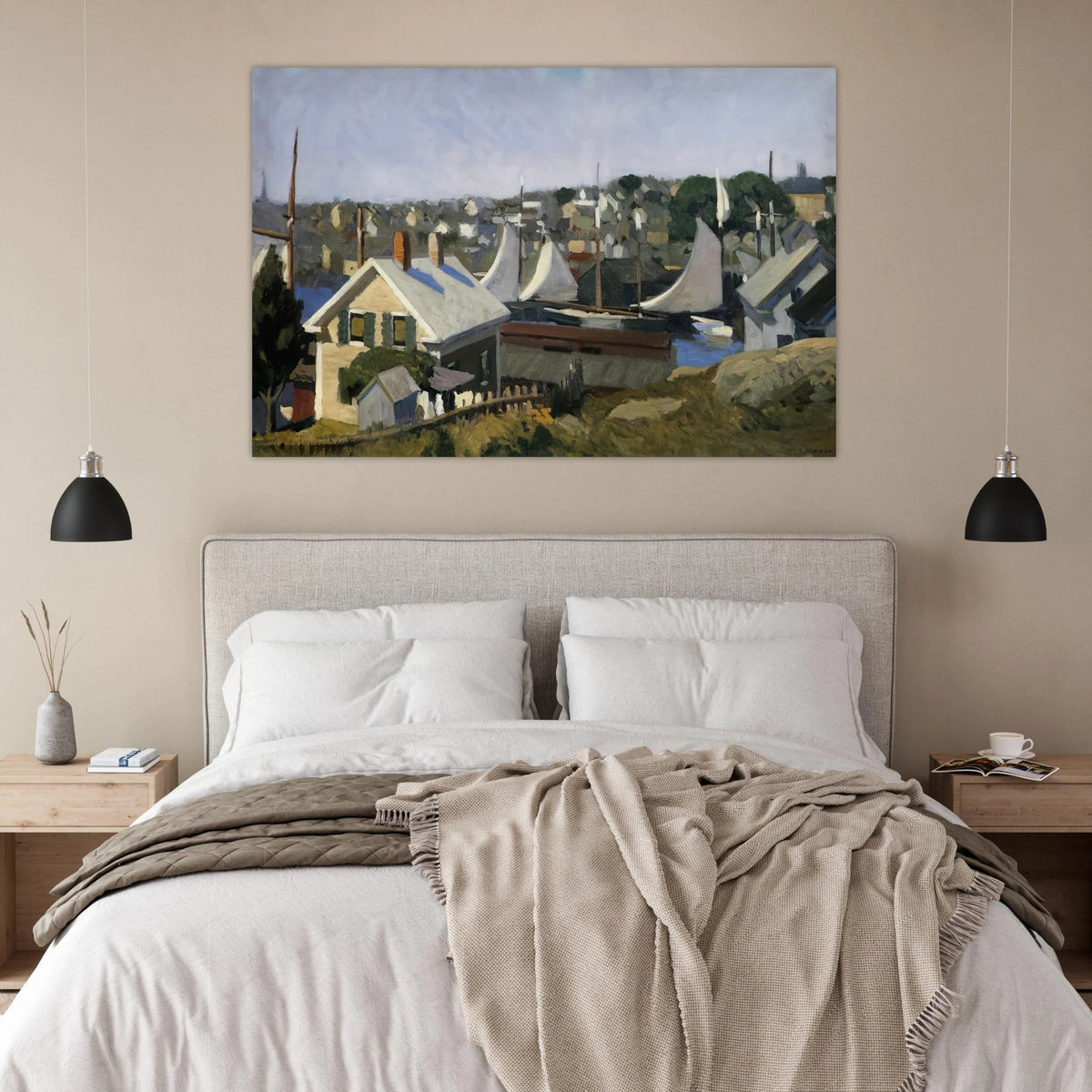 Gloucester Harbor Poster | Edward Hopper Poster | Edward Hopper Print