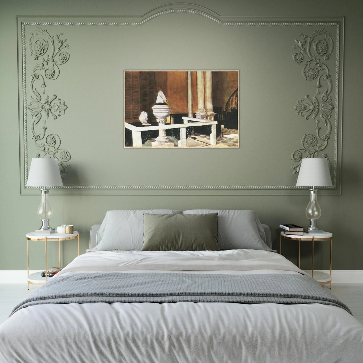 Baptistry of St. John s Framed Poster | Edward Hopper Framed Prints Wall Art | Edward Hopper Print
