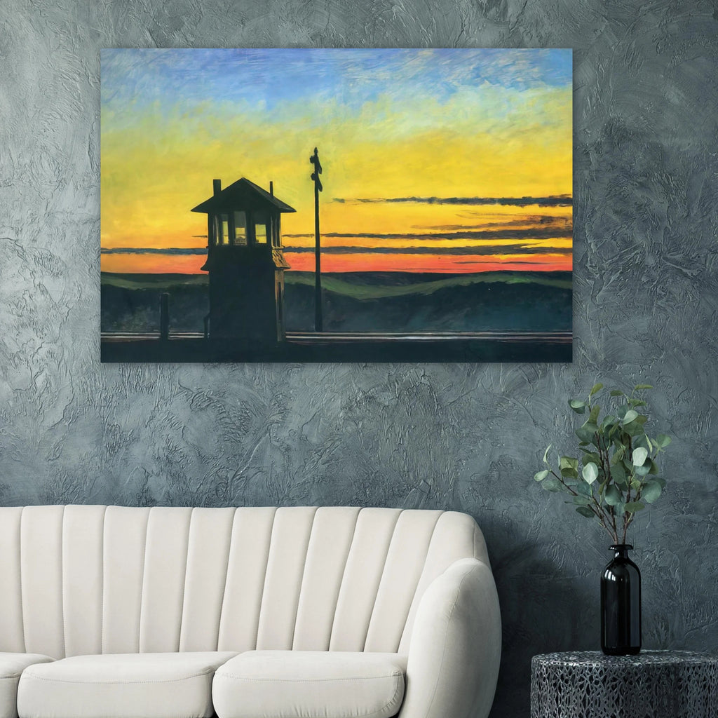 Railroad Sunset Poster | Edward Hopper Poster | Edward Hopper Print