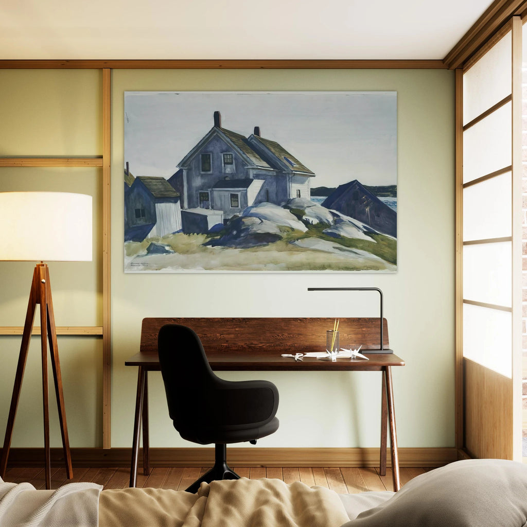 House at the Fort, Gloucester Poster | Edward Hopper Poster | Edward Hopper Print