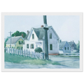White House with Dormer Window Framed Poster | Edward Hopper Framed Prints Wall Art | Edward Hopper Print