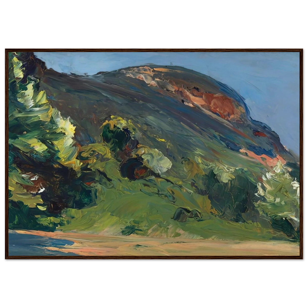 Bluff Framed Poster | Edward Hopper Framed Prints Wall Art | Edward Hopper Print