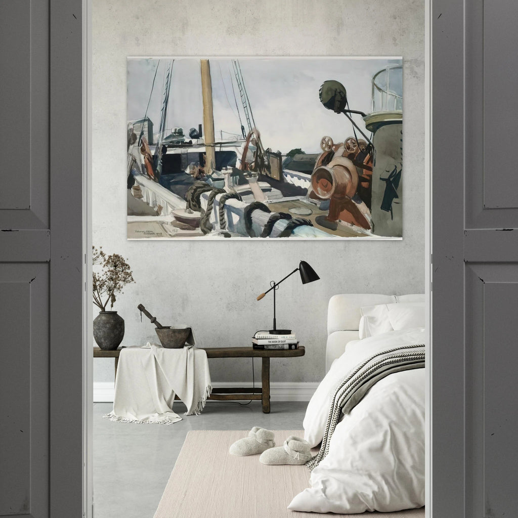 Deck of a Beam Trawler, Gloucester Poster | Edward Hopper Poster | Edward Hopper Print