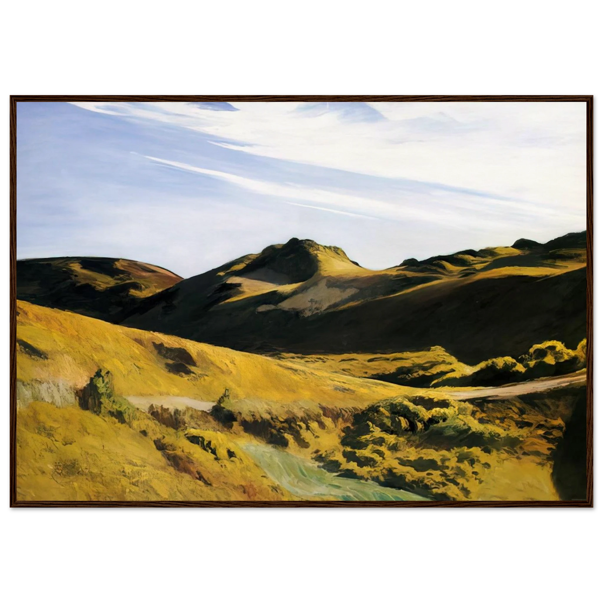 The Camel s Hump Framed Poster | Edward Hopper Framed Prints Wall Art | Edward Hopper Print