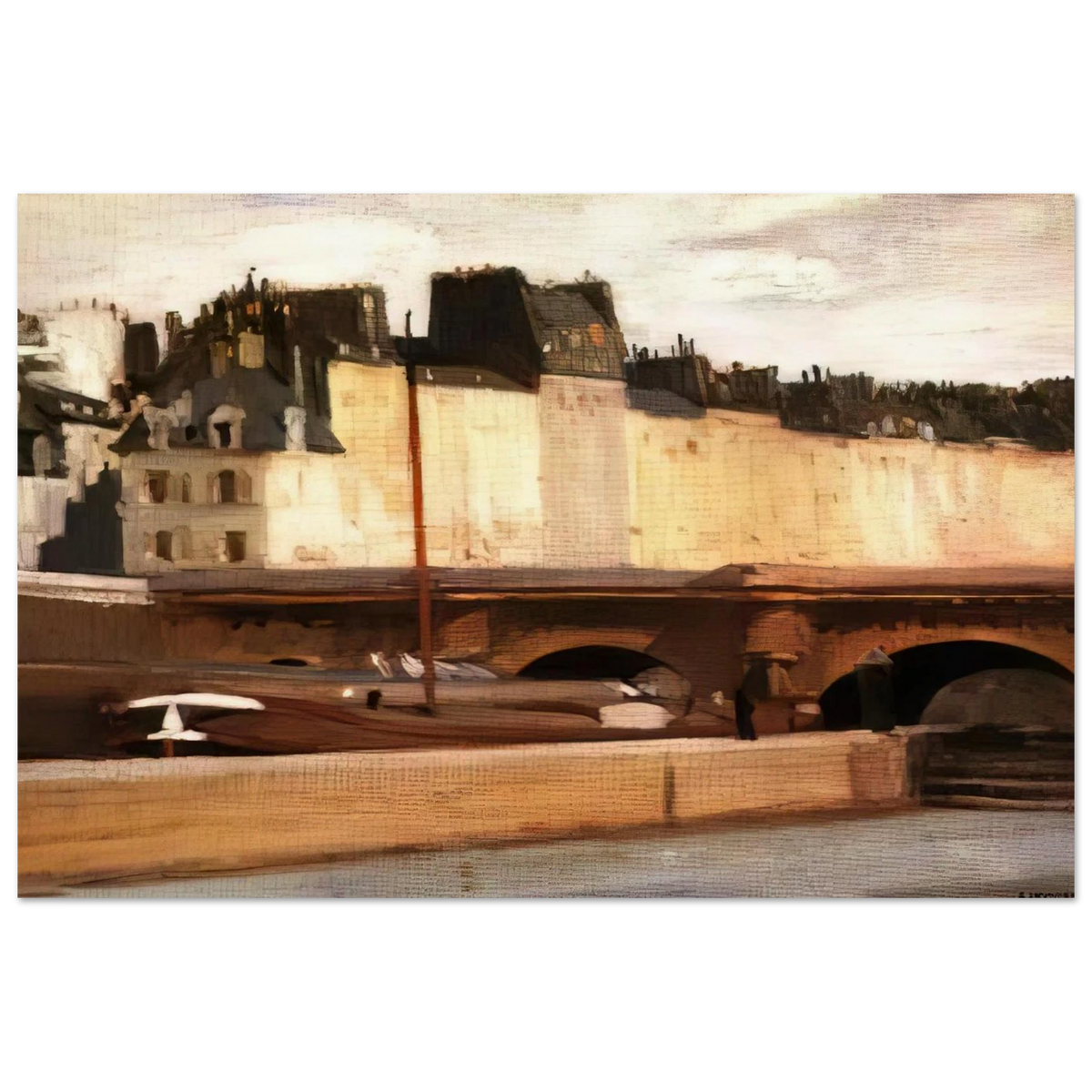 Écluse de la Monnaie Poster | Edward Hopper Poster | Edward Hopper Print