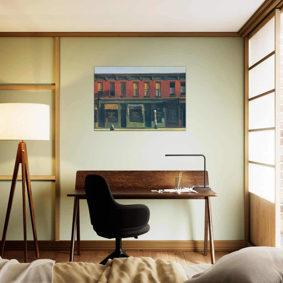 Early Sunday Morning Canvas | Edward Hopper Canvas | Edward Hopper Print