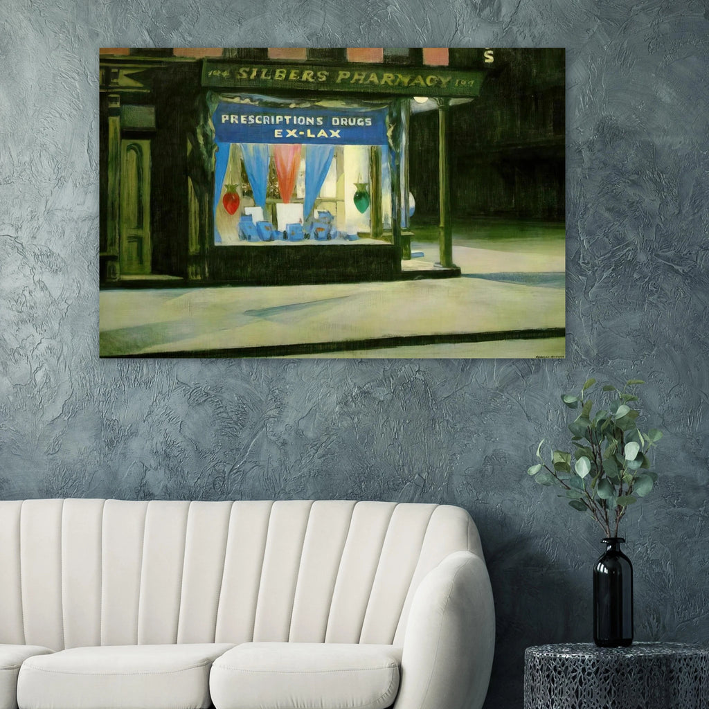 Drug Store Poster | Edward Hopper Poster | Edward Hopper Print