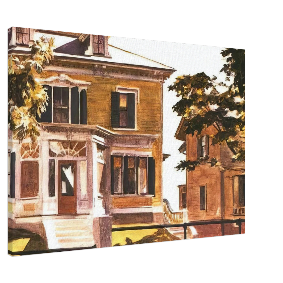Davis House Canvas | Edward Hopper Canvas | Edward Hopper Print