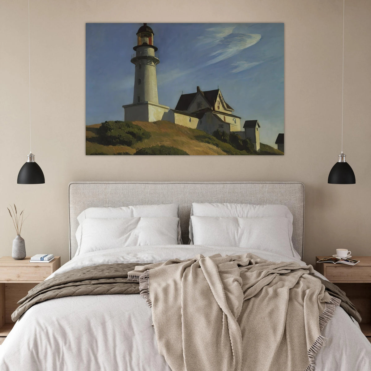Lighthouse at Two Lights Poster | Edward Hopper Poster | Edward Hopper Print