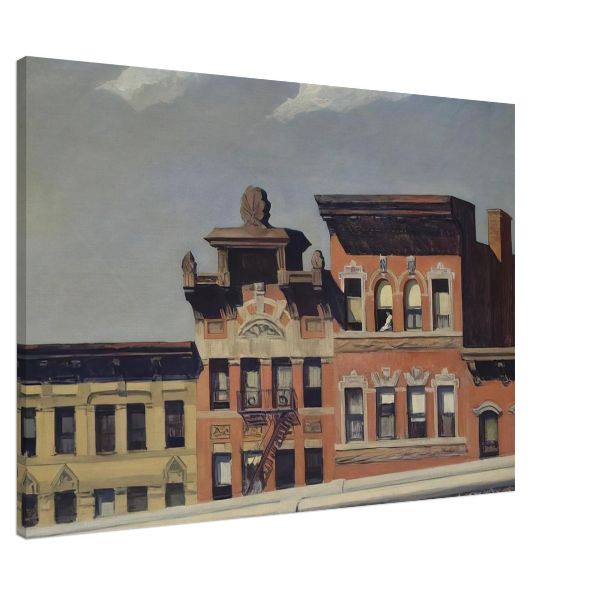 From Williamsburg Bridge Canvas | Edward Hopper Canvas | Edward Hopper Print